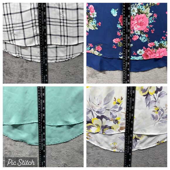 Torrid LOT Sleeveless Tops Tanks Harper Relaxed Fit Plaid Floral Size 2 2X G315 - Picture 13 of 15